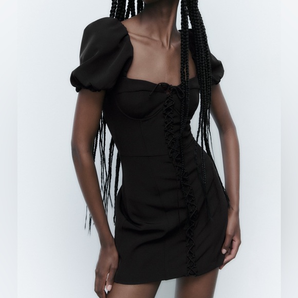 zara corset dress black Stunning Zara Corset Dress for Your Night Out